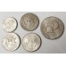 UNITED STATES OF AMERICA 1971 ONWARDS . HALF 1/2 DOLLAR and ONE 1 DOLLAR COINS